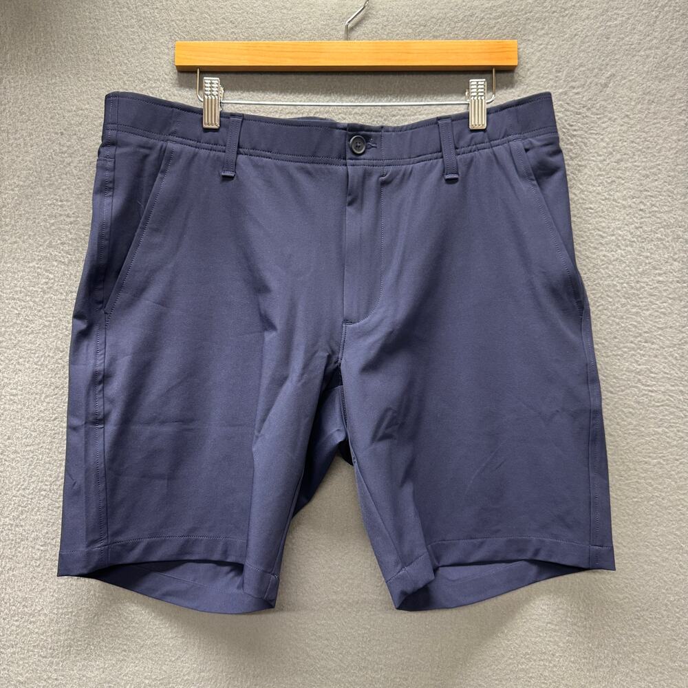 Under Armour Men's Athletic Shorts Navy - Picture 2 of 9